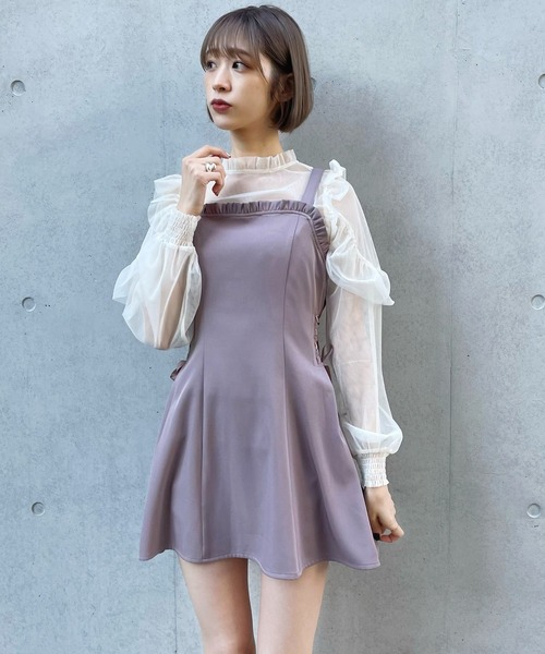 「TITTY&CO.」 サロペットスカート X-SMALL ライトブルー レディース_画像6