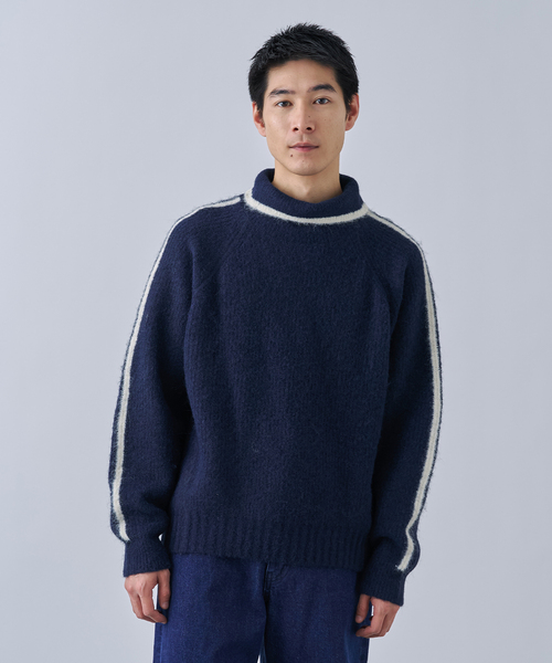 B.C STOCK（ベーセーストック） セーター ニット アルパカミックス