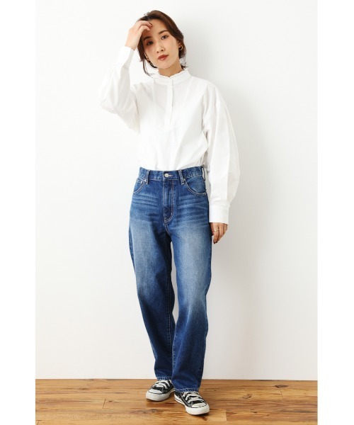 「RODEO CROWNS WIDE BOWL」 デニムパンツ X-SMALL ダークブルー レディース_画像9