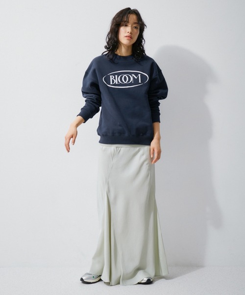 「FRUIT OF THE LOOM」 スウェットカットソー FREE グレー レディース_画像3