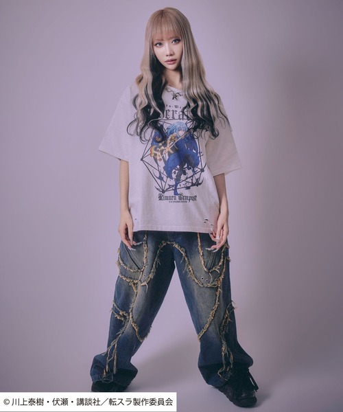 tシャツ 転生したらスライムだった件 キャラクタープリント ビッグ