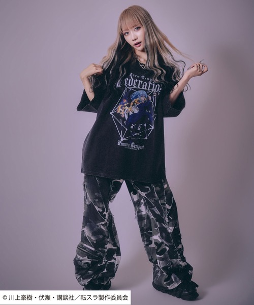 tシャツ 転生したらスライムだった件 キャラクタープリント ビッグ