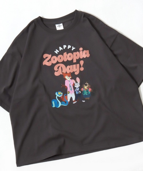 Disney（ディズニー） tシャツ 半袖 キャラクターTシャツ/ワイド
