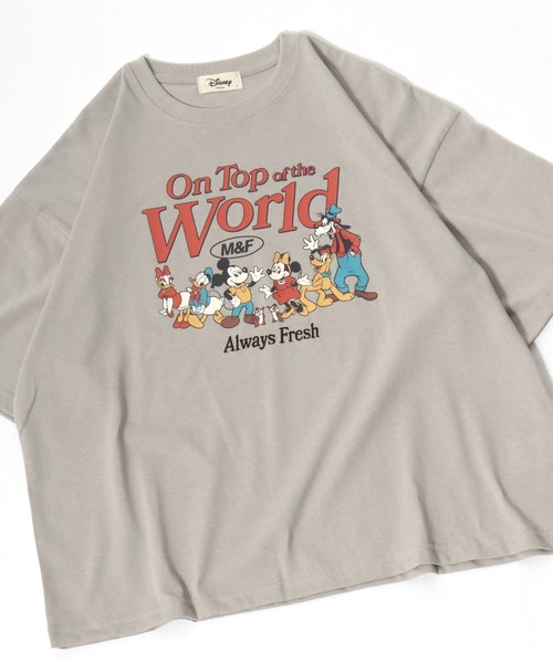 Disney（ディズニー） tシャツ 半袖 キャラクターTシャツ/ワイド