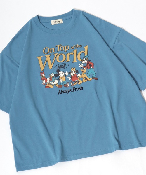 Disney（ディズニー） tシャツ 半袖 キャラクターTシャツ/ワイド