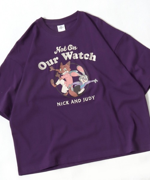 Disney（ディズニー） tシャツ 半袖 キャラクターTシャツ/ワイド