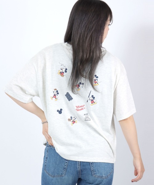Disney（ディズニー） tシャツ 半袖 キャラクターTシャツ/ワイド