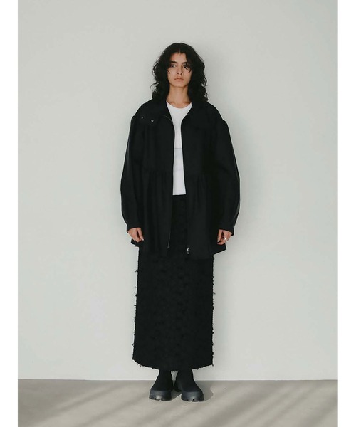 UNITEDARROWS ドットカットジャガードタイトスカート　36 ドット カットジャガード タイトスカート