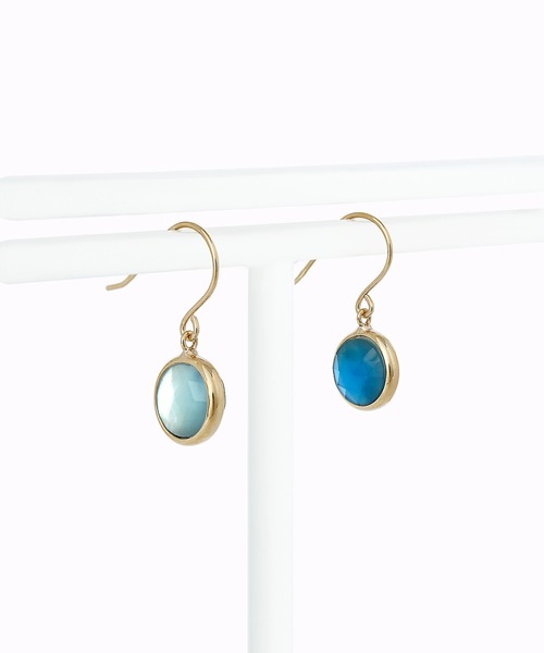 「ESTELLE」 ピアス（両耳用） - イエローゴールド レディース_画像5