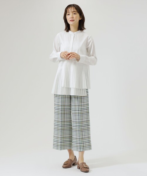 「CAST:」 長袖ブラウス M ベージュ レディース_画像2