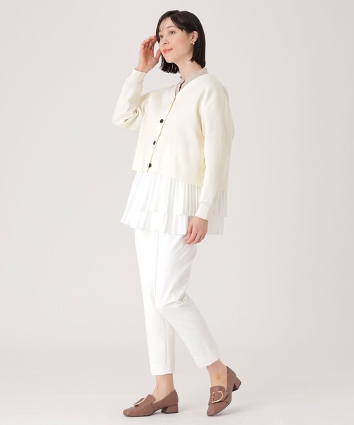 「CAST:」 長袖ブラウス M ベージュ レディース_画像4