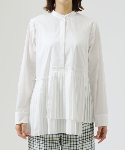 「CAST:」 長袖ブラウス M ベージュ レディース_画像5