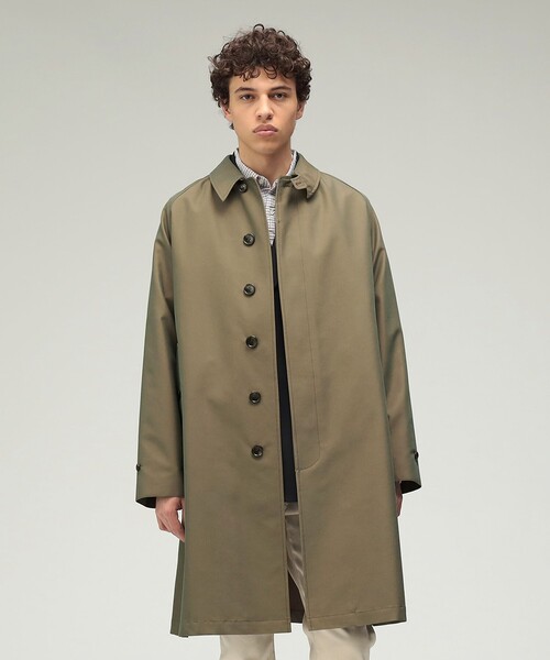 コート ジャケット Balmacaan Coat T/C Gabardine メンズの画像