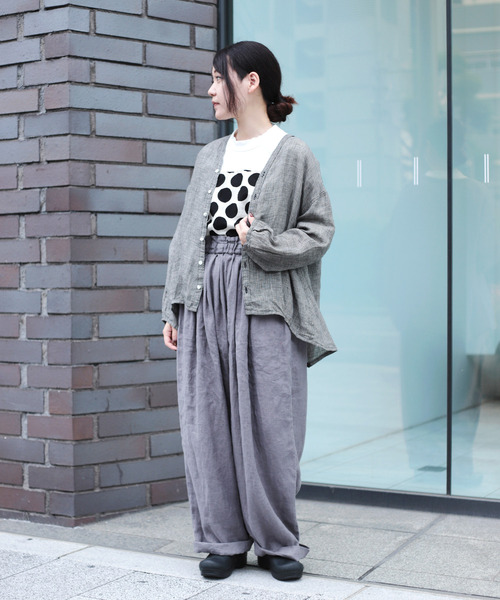 Brocante リネンシャツ ブラウス シャツ 夏 「Brocante / ブロカント