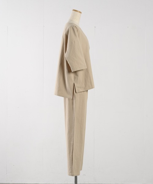 「INTER FACTORY」 セットアップ FREE ベージュ レディース_画像3