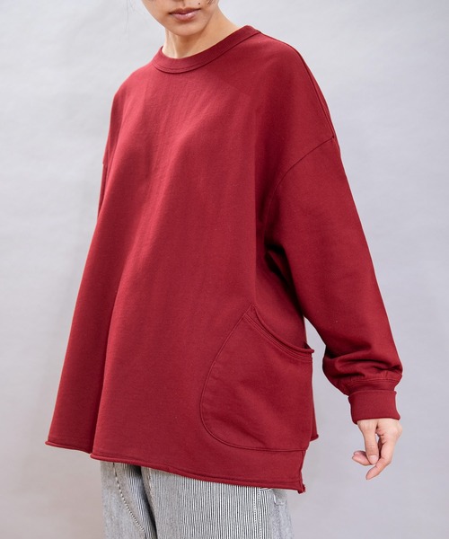 「URCH RNA」 スウェットカットソー FREE ナチュラル レディース_画像8