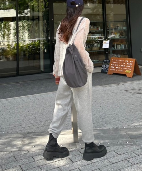 「GEVACO」 パンツ MEDIUM ネイビー レディース_画像9