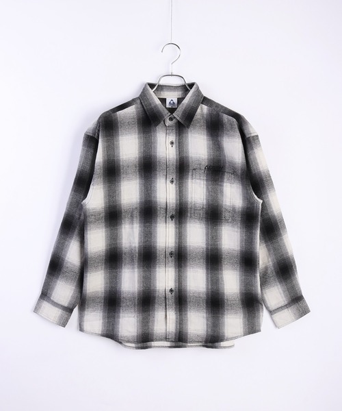 「GERRY」 長袖シャツ L ブラウン メンズ_画像2