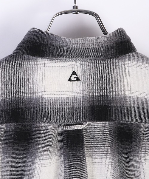 「GERRY」 長袖シャツ L ブラウン メンズ_画像5