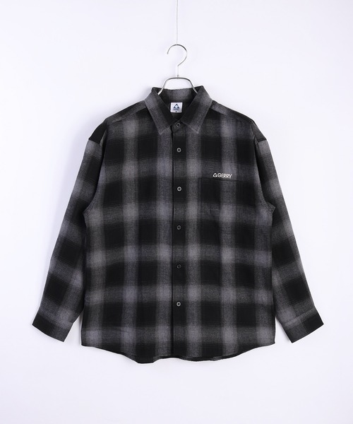 「GERRY」 長袖シャツ L ブラウン メンズ_画像6