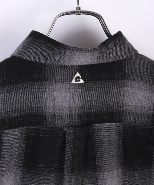 「GERRY」 長袖シャツ L ブラウン メンズ_画像9