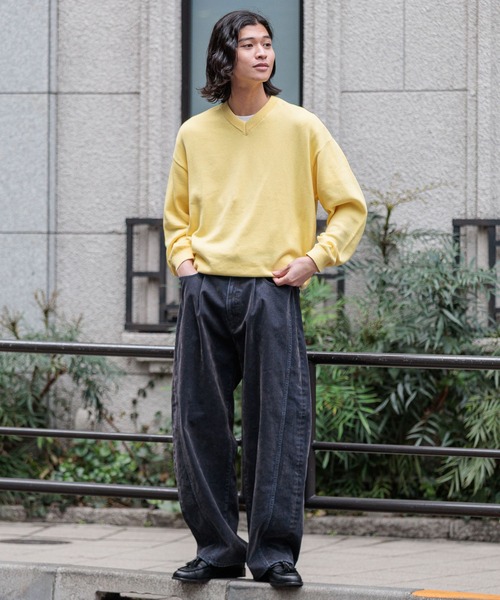 RAGEBLUE（レイジブルー） ワイドパンツ ジーンズ Flocked Denim