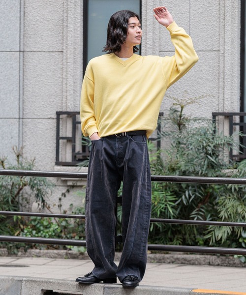 RAGEBLUE（レイジブルー） ワイドパンツ ジーンズ Flocked Denim