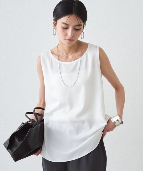 Loungedress（ラウンジドレス） ブラウス シャツ サテンインナータンク