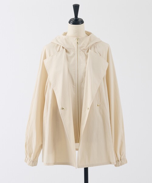 collex（コレックス） トレンチコート コート レイヤード風ジップ