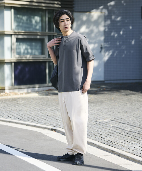 FREAK'S STORE - フリークスストア　ワイルドシングルス FREAK'S STORE（フリークスストア） ヘンリーネック tシャツ 限定展開