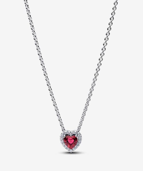 PANDORA（パンドラ） ネックレス エレベイテッド レッド ハート