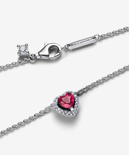 PANDORA（パンドラ） ネックレス エレベイテッド レッド ハート