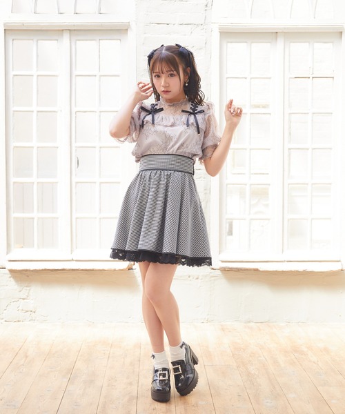 「ROJITA」 フレアスカート FREE ブラック レディース_画像7