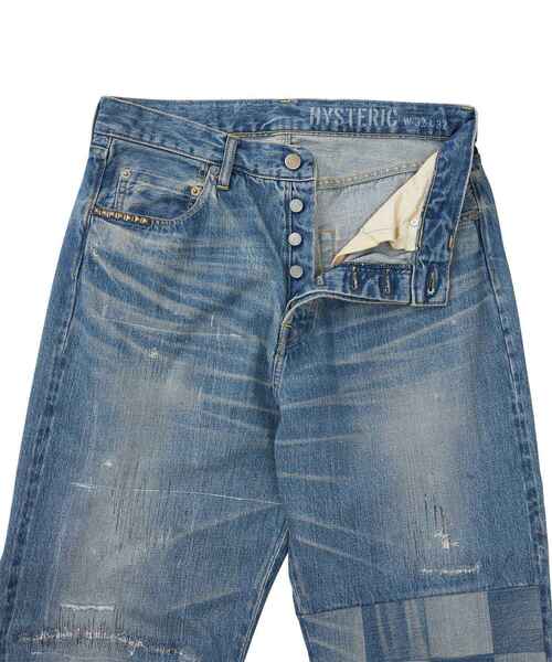 「HYSTERIC GLAMOUR」 デニムパンツ 32inch ライトインディゴブルー メンズの画像