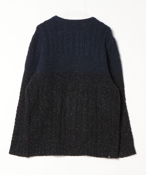 「DENHAM」 長袖ニット - ネイビー メンズ_画像2