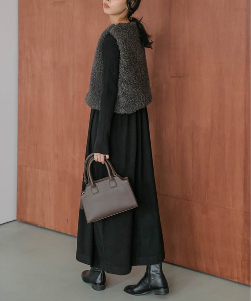 「SUGAR BISKET」 「La-gemme」ニットワンピース フリー ベージュ レディース_画像4