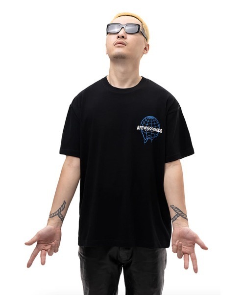 「A FEW GOOD KIDS」 半袖Tシャツ L ブラック メンズ_画像7