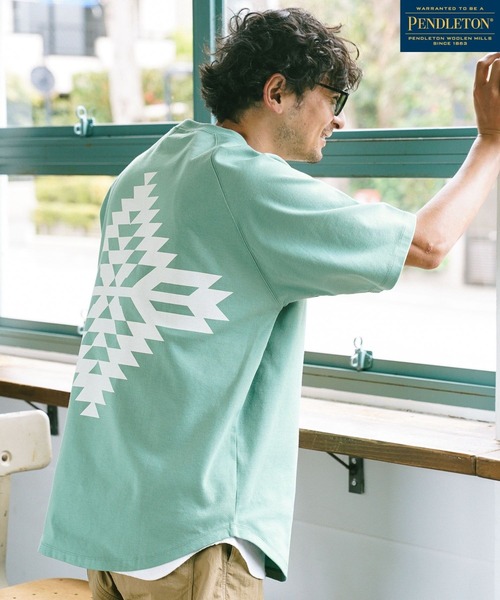 PENDLETON（ペンドルトン） 半袖Tシャツ MEDIUM グリーン メンズ