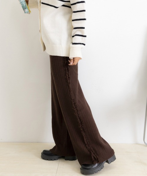 「Miniministore」 スラックス FREE アイボリー レディース_画像9