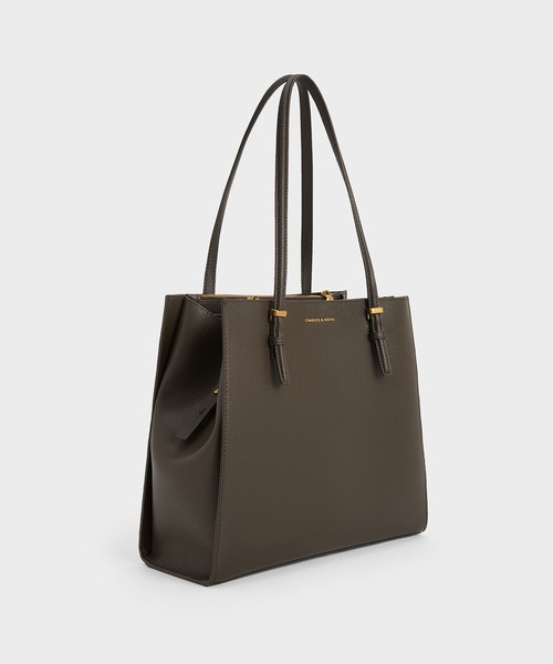 「CHARLES \u0026 KEITH」 トートバッグ X-LARGE スミクロ レディースの画像