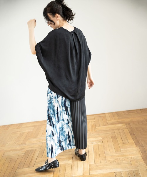 「OSMOSIS」 イージーパンツ ONE SIZE パープル レディースの画像