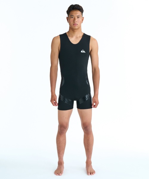 【美品】クイックシルバー GS ショートジョン ML Quiksilver（クイックシルバー） 水着 メンズ HIGHLINE 0.5 INNER