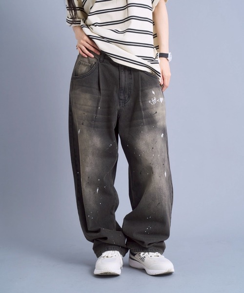 kaoyorinakami ジーンズ cookie paint denimpants / クッキーペイント