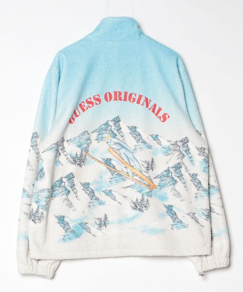 「Guess」 ジャケット LARGE ホワイト メンズの画像