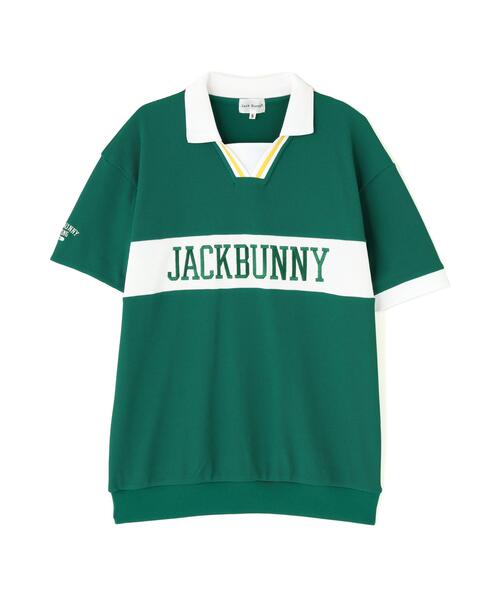 Jack Bunny!!（ジャックバニー） ポロシャツ 半袖 BodyShellEXワッフル