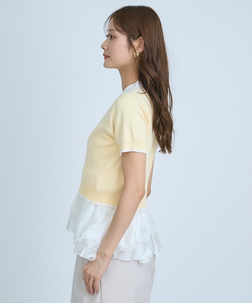 AND COUTURE（アンドクチュール） ニット セーター ポロニットプル