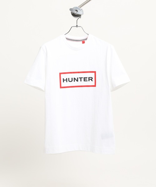 HUNTER（ハンター） tシャツ 半袖 ユニセックス ロゴ Tシャツ 半袖