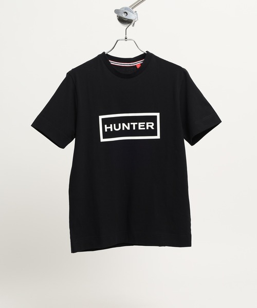 HUNTER（ハンター） tシャツ 半袖 ユニセックス ロゴ Tシャツ 半袖