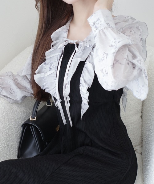 「mily bilet」 ドッキングワンピース X-LARGE ブラック レディース_画像6