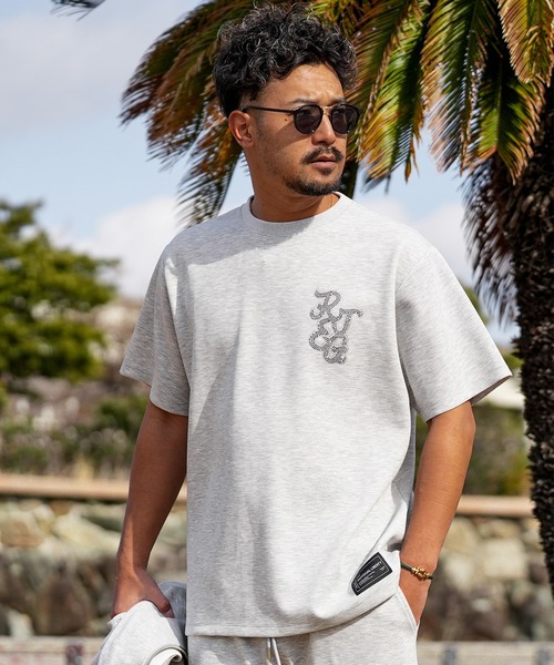 「adamsJUGGLER」 「RTEG」半袖Tシャツ M グレー メンズ_画像7